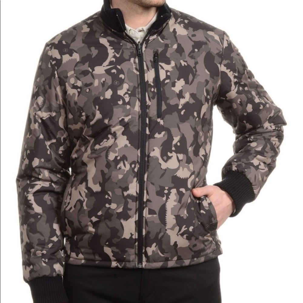 Montreux Waterproof Camo Print Modular Jacket